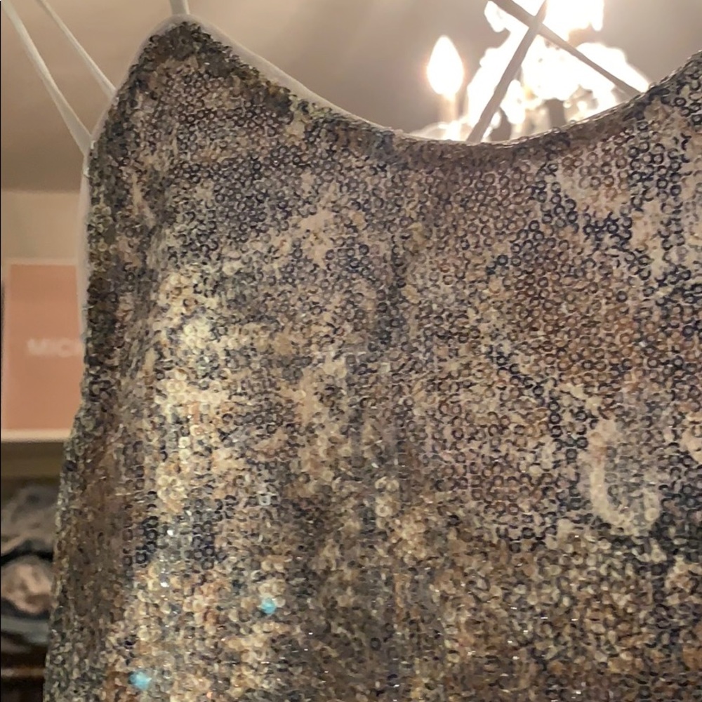 Astr Sequin Python Strappy Top - image 2